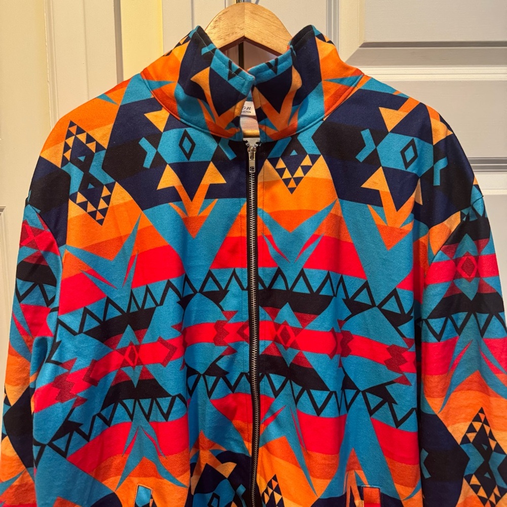 Pendleton Fashion Colorful Geometric Pattern Jacket - Picture 3 of 5